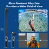 TELESIN-Bâton prise vue, sous-marin, étanche, extensible, avec télécommande sans fil, pour Gopro 8, 9, 10, 11, 12 uniquement! – Image 2