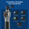 TELESIN-Bâton prise vue, sous-marin, étanche, extensible, avec télécommande sans fil, pour Gopro 8, 9, 10, 11, 12 uniquement! – Image 5