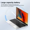 Ordinateur portable ultra mince Windows 11 Pro, ordinateur portable Gamer, écran 14.1x1920, 16 Go de RAM, 2 To SSD, Intel Nino 00, ordinateur de bureau et d'étude, PC, 1080 pouces – Image 2