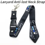 Sangle de cou anti-perte pour GoPro, lanière amovible, capture d'écran SJ, caméra EKEN, dégagement rapide, accessoires ProGo, poignées fore12, 11, 10, 9