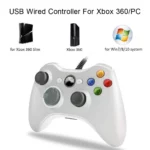 Manette de jeu filaire USB pour Xbox 360 /360 slim, Joystick pour Console Microsoft XBOX360 et PC Windows 7,8,10,11