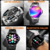 Montre intelligente de sport Ultra HD pour Huawei et Xiaomi, suivi GPS, appel Bluetooth, grande batterie 1.85 mAh, montre intelligente de fitness, 710 pouces, nouveau – Image 6