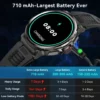 Montre intelligente de sport Ultra HD pour Huawei et Xiaomi, suivi GPS, appel Bluetooth, grande batterie 1.85 mAh, montre intelligente de fitness, 710 pouces, nouveau – Image 5