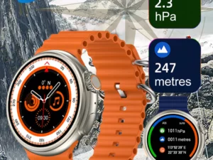 Ola Esporte-Montre intelligente Ultra 2 Dynamic Island pour hommes et femmes, montre intelligente NDavid, boussole, bouton rotatif, appel téléphonique, Bluetooth, montres de sport