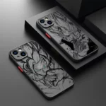 Coque Dragons de luxe pour iPhone, coque arrière transparente, iPhone 16 15 14 13 12 11 Mini Pro Max X Poly XS Max 7 8 Plus 256
